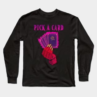 Pick a card Long Sleeve T-Shirt